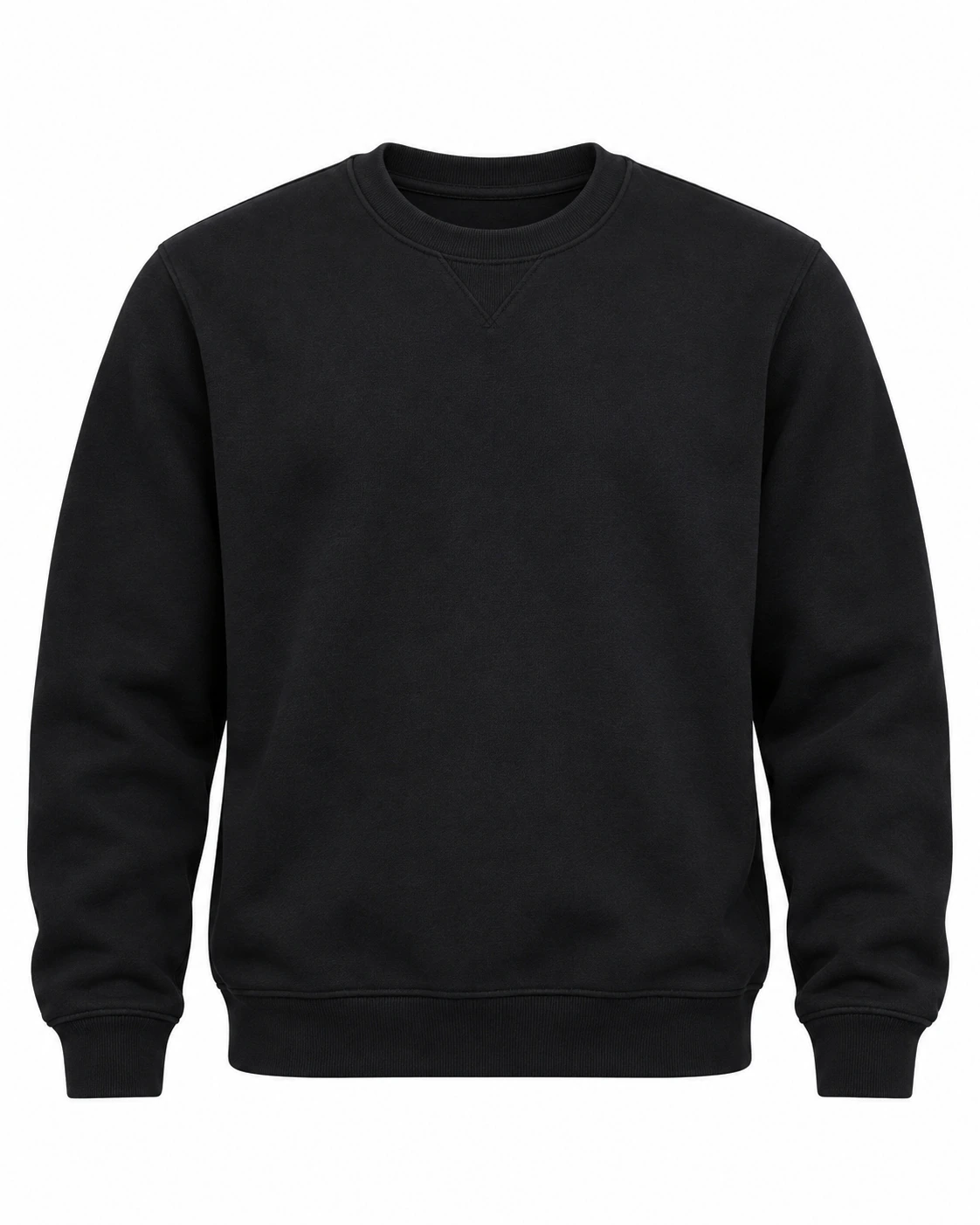 Black Round-neck sweatshirt — archived product reference