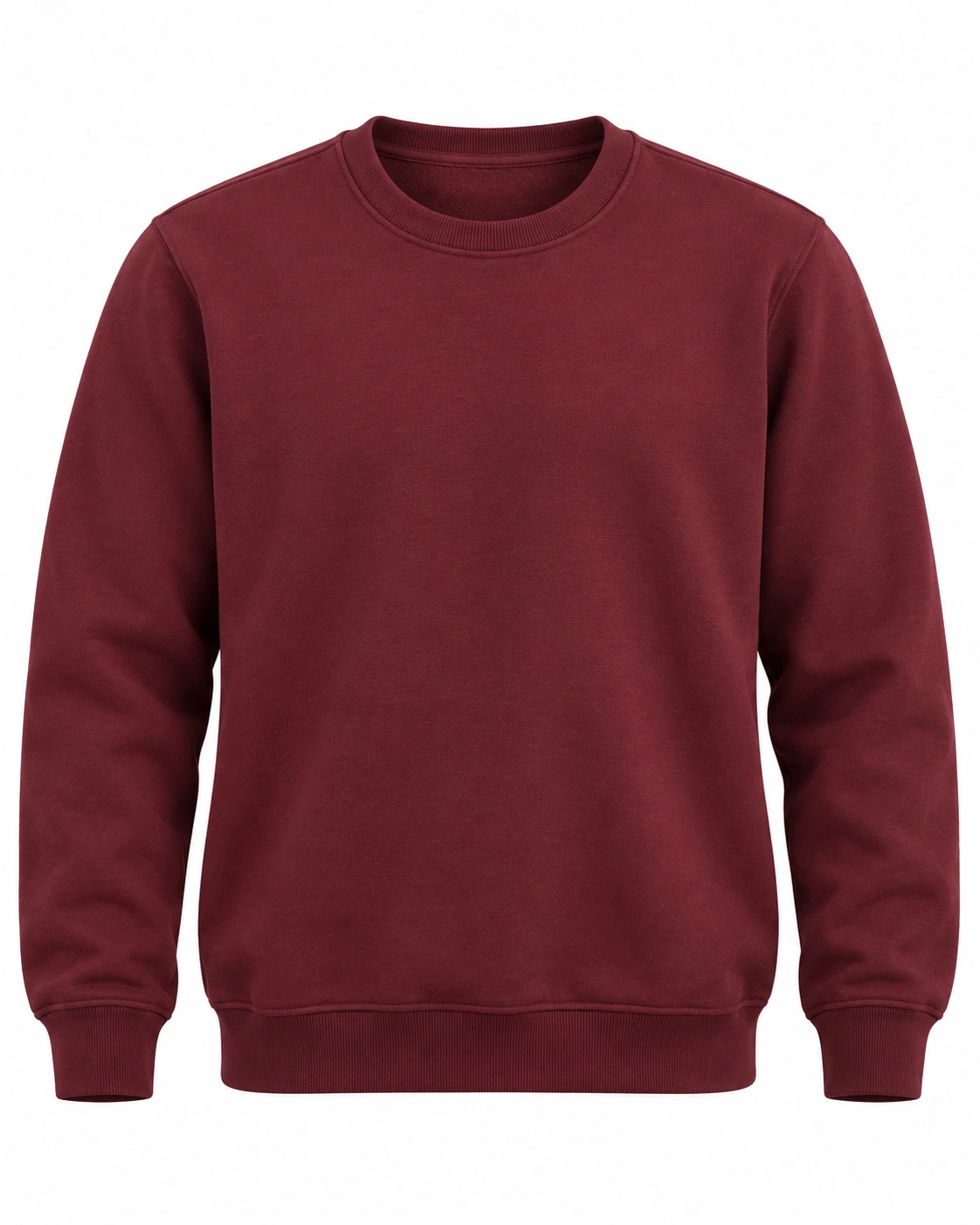 Maroon Round-neck sweatshirt — archived product reference