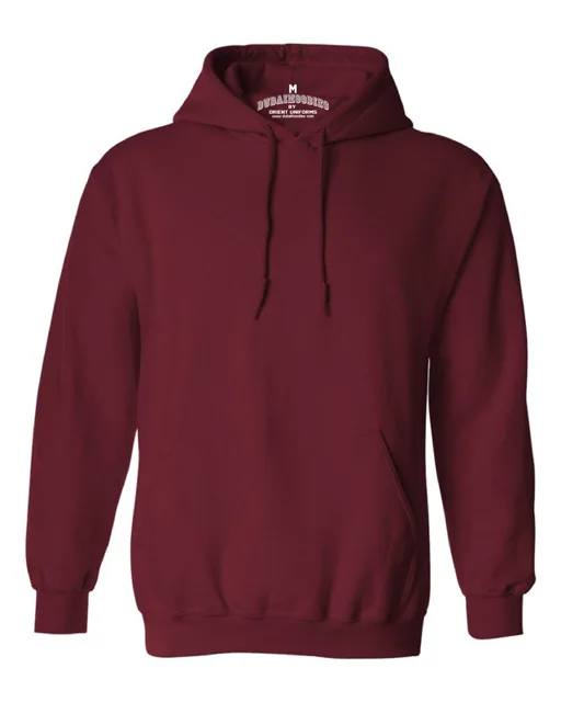 Burgundy Adult pullover hoodie