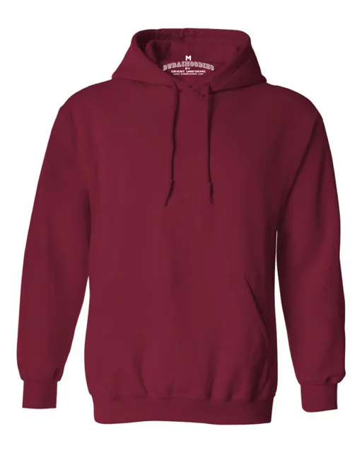 Maroon Adult pullover hoodie