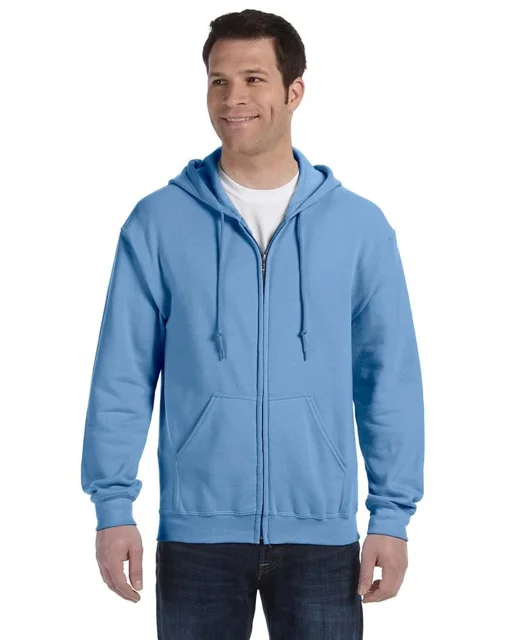 Sky Blue Adult full-zip hoodie