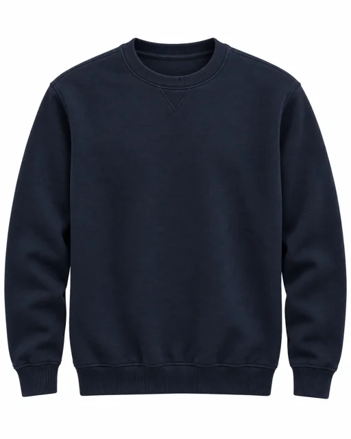 Navy Round-neck sweatshirt