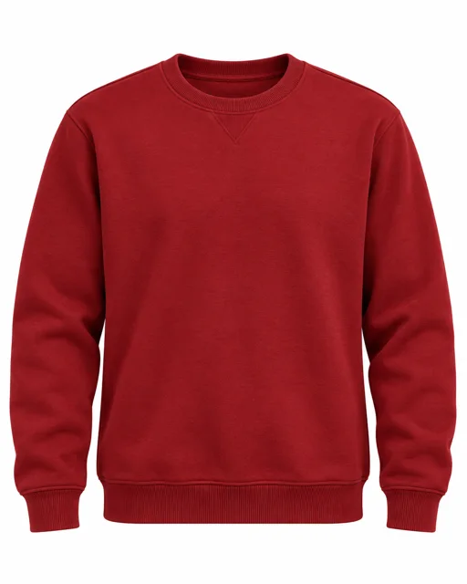Red Round-neck sweatshirt