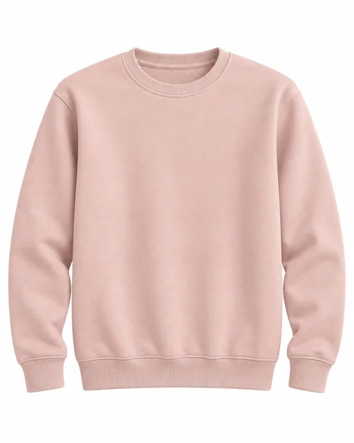 Blush Round-neck sweatshirt