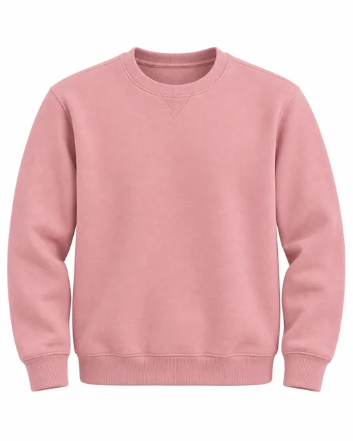 Pink Round-neck sweatshirt