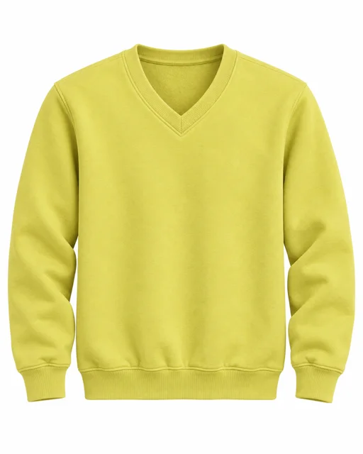 Lemon V-neck sweatshirt