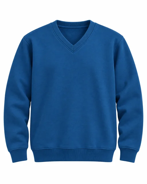 Sapphire V-neck sweatshirt