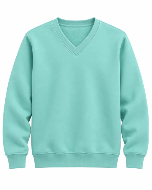Mint V-neck sweatshirt