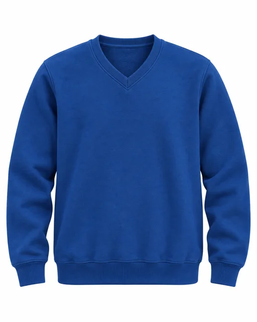 Royal Blue V-neck sweatshirt