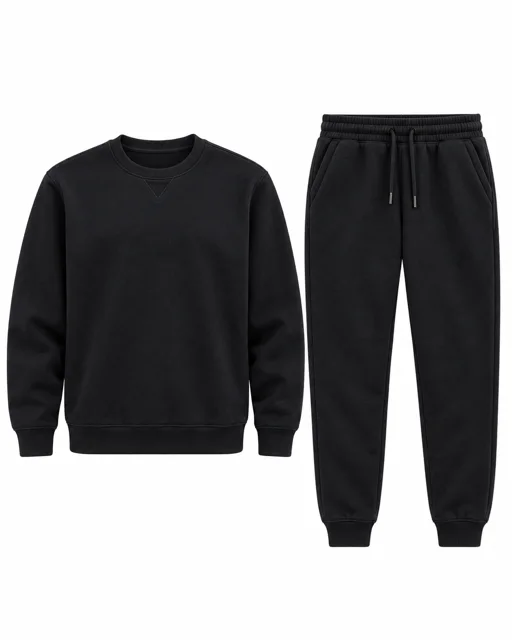 Black Sweatshirt & jogger set