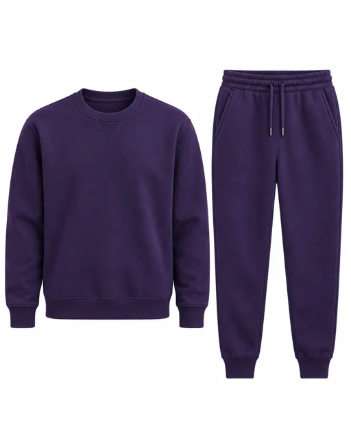 Purple Sweatshirt & jogger set