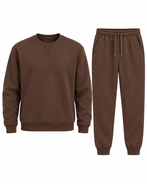 Brown Sweatshirt & jogger set