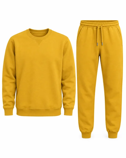 Golden Yellow Sweatshirt & jogger set