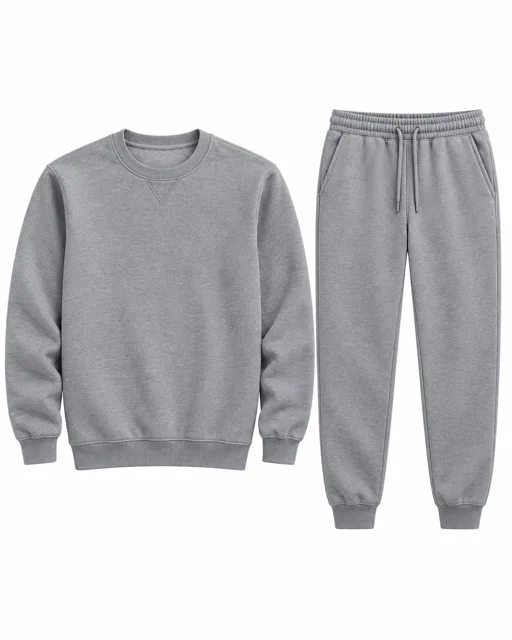 Sport Grey Sweatshirt & jogger set