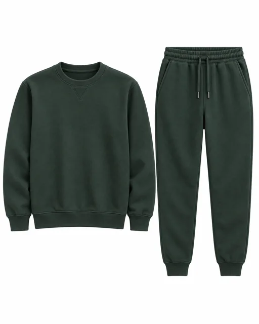 Dark Green Sweatshirt & jogger set