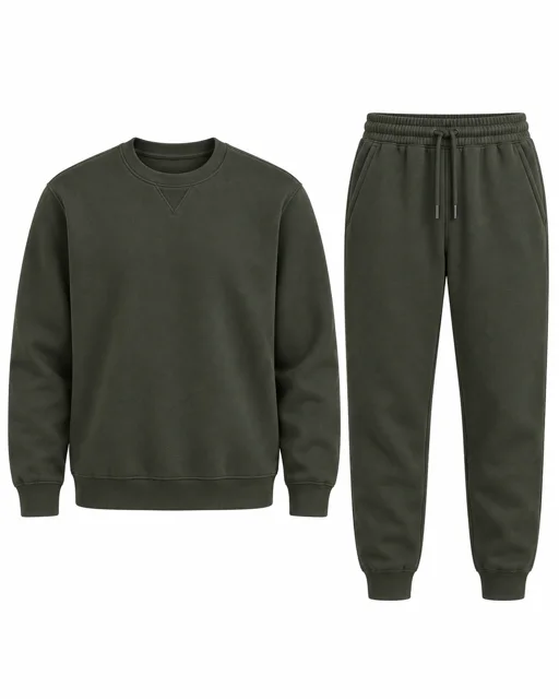 Military Green Sweatshirt & jogger set