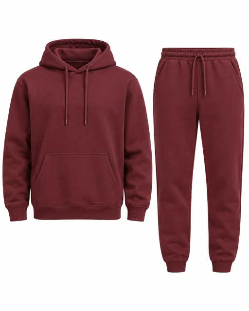 Maroon Hoodie & jogger set