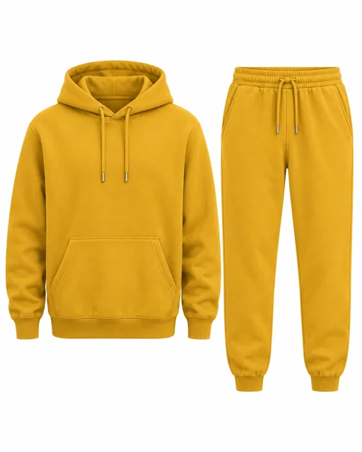 Golden Yellow Hoodie & jogger set