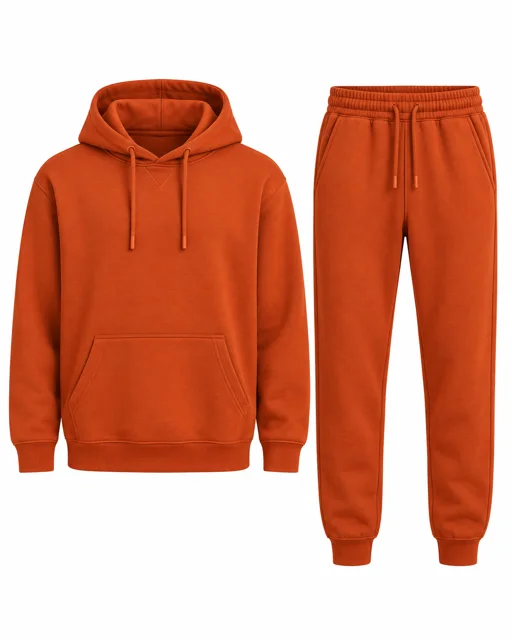 Orange Hoodie & jogger set