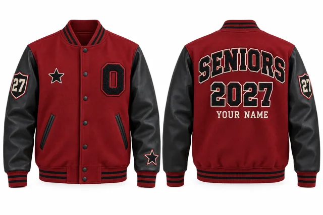 Red / Black Varsity jacket