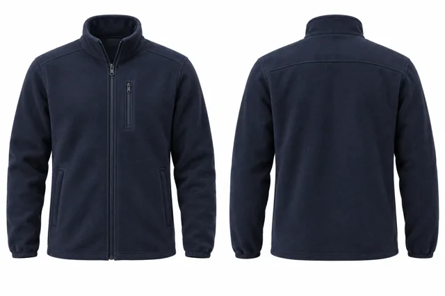 Deep Navy Professional stand-collar