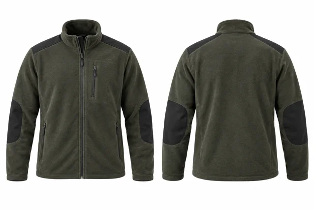 Military Green / Black Field work fleece