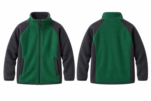 Emirates Green / Charcoal Junior team fleece