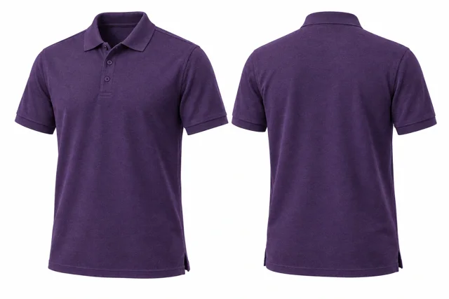 Deep Purple Short sleeves dry-fit polo