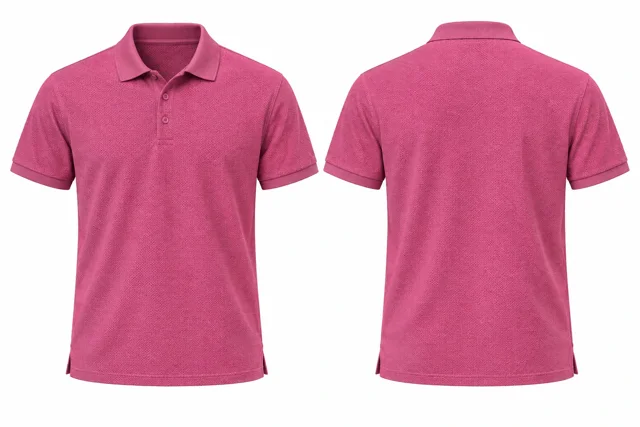 Rose Pink Short sleeves dry-fit polo