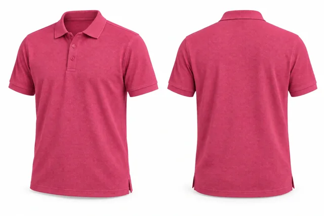 Fuchsia Short sleeves dry-fit polo