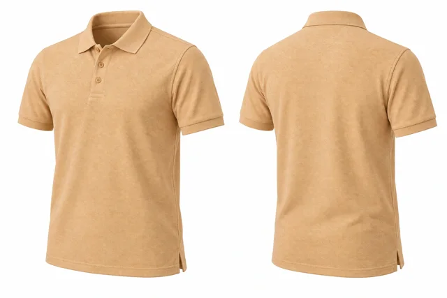 Peach Beige Short sleeves dry-fit polo