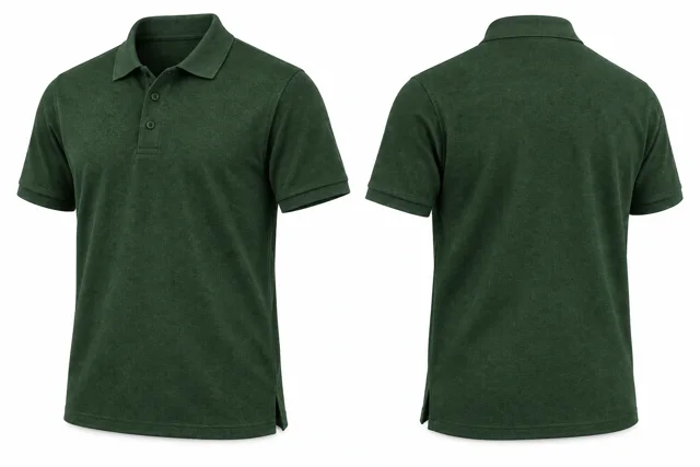 Forest Green Short sleeves dry-fit polo