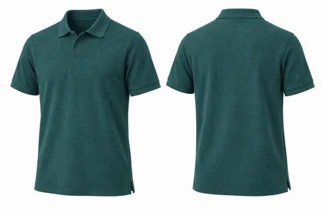 Deep Teal Short sleeves dry-fit polo