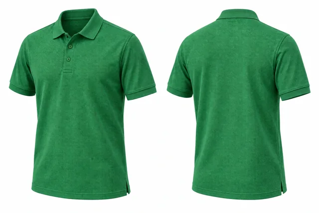Emerald Green Short sleeves dry-fit polo