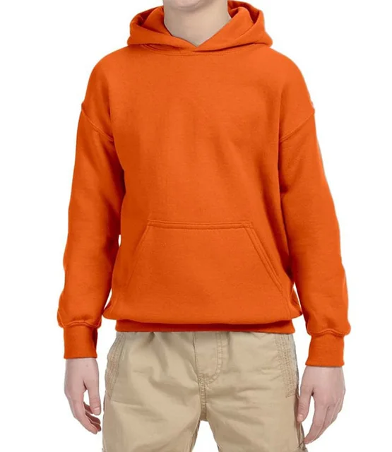 Orange Kids pullover hoodie