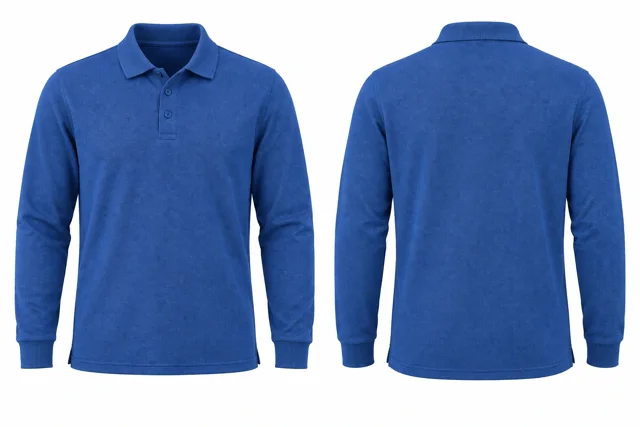 Royal Blue Full sleeves dry-fit polo