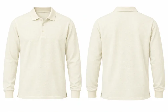 Ivory Full sleeves dry-fit polo