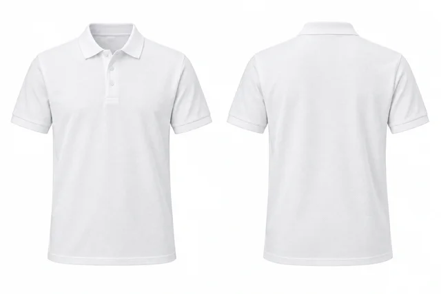 White A Professional uniforms dry-fit polo