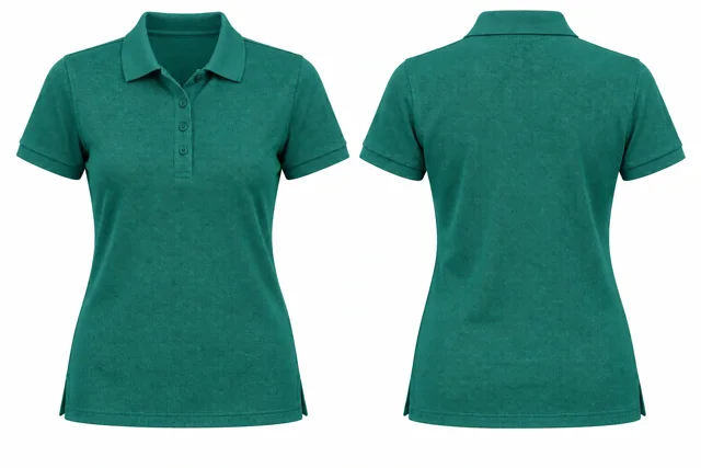 Teal Green Professional uniforms dry-fit polo