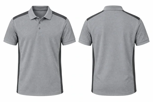 Silver Grey Professional uniforms dry-fit polo