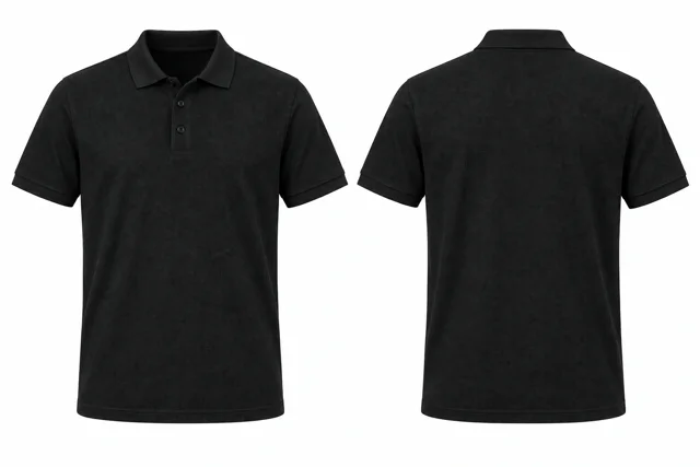 Black A Professional uniforms dry-fit polo