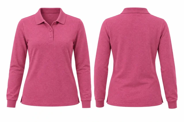Rose Pink Professional uniforms dry-fit polo