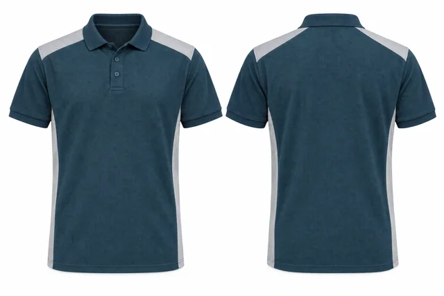 Petrol Blue Professional uniforms dry-fit polo