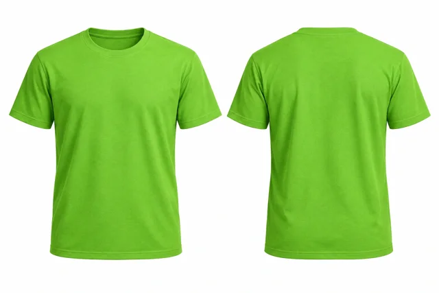 Lime Green Round neck - short sleeves