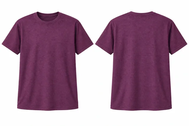 Plum Round neck - short sleeves