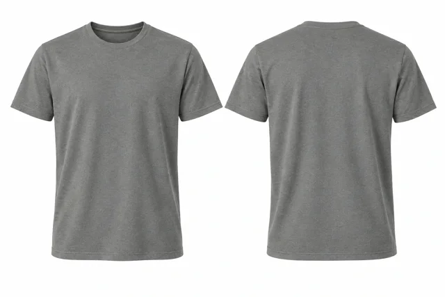 Warm Grey Round neck - short sleeves