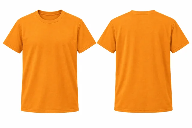 Golden Orange Round neck - short sleeves