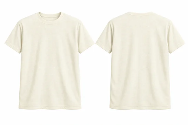 Ivory Round neck - short sleeves