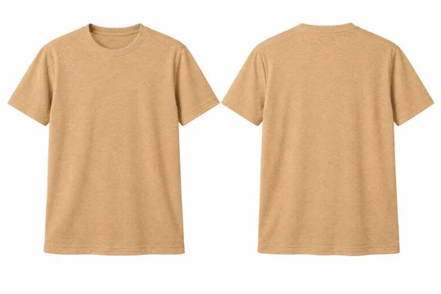 Peach Beige Round neck - short sleeves
