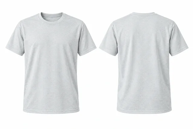 Pale Silver Round neck - short sleeves